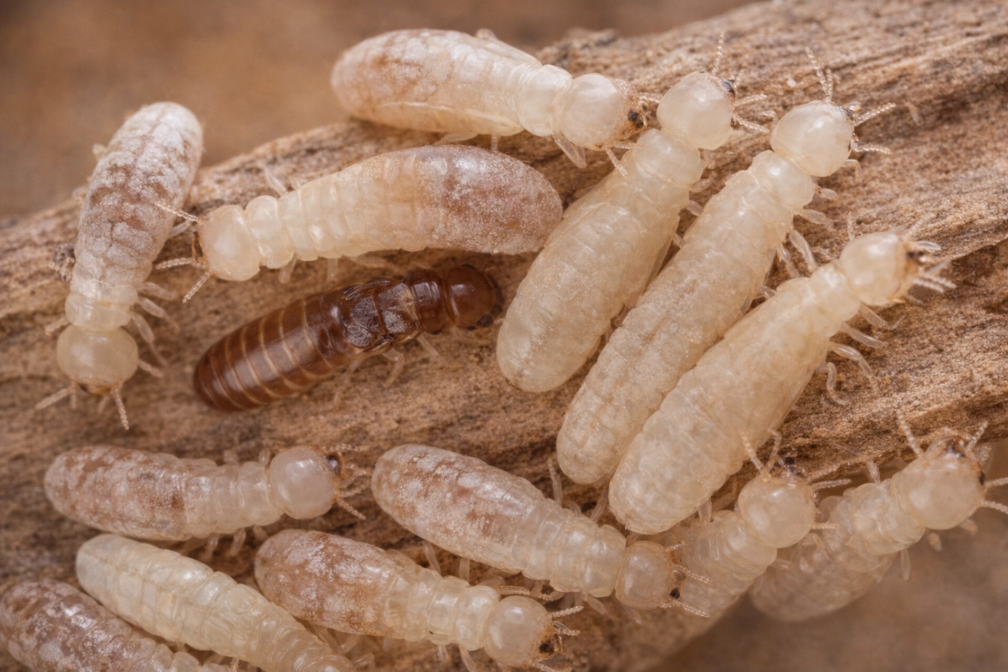 colonie termites souterrains